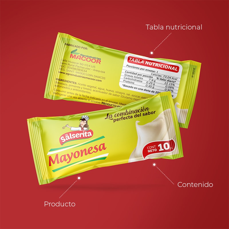 Diseño de empaques etiquetas Packaging en Arequipa