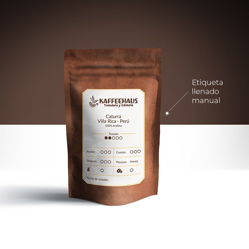 Diseño de Empaque Packaging Kaffeehaus en Arequipa