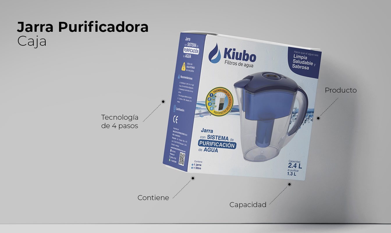 Diseño de Empaque Packaging Macoor Kiubo en Arequipa
